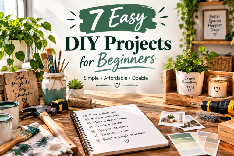 7 Easy DIY Projects for Beginners